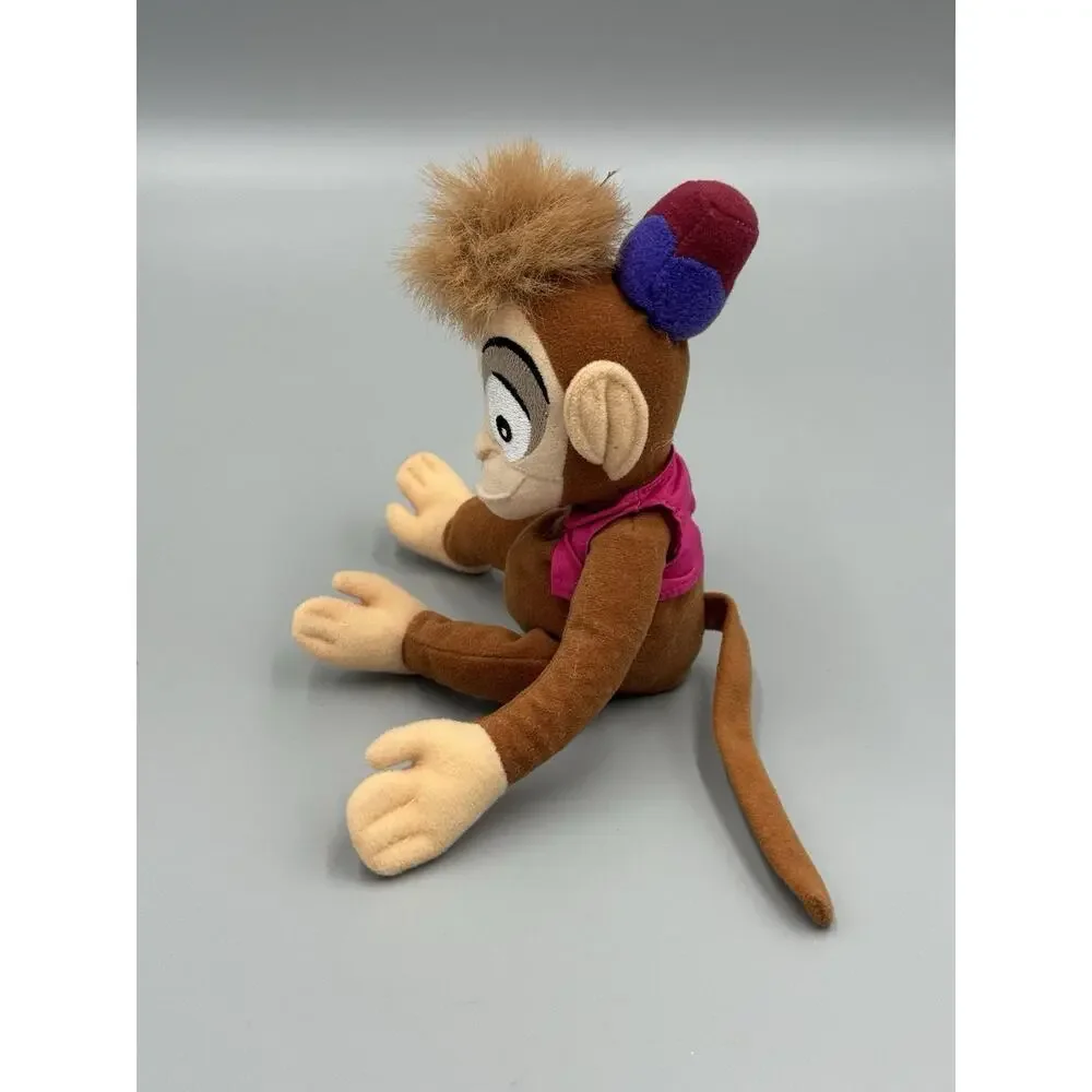 Vintage Disney Store Aladdin Abu Bean‎ Bag Plush 8” Monkey Stuffed Animal No Tag